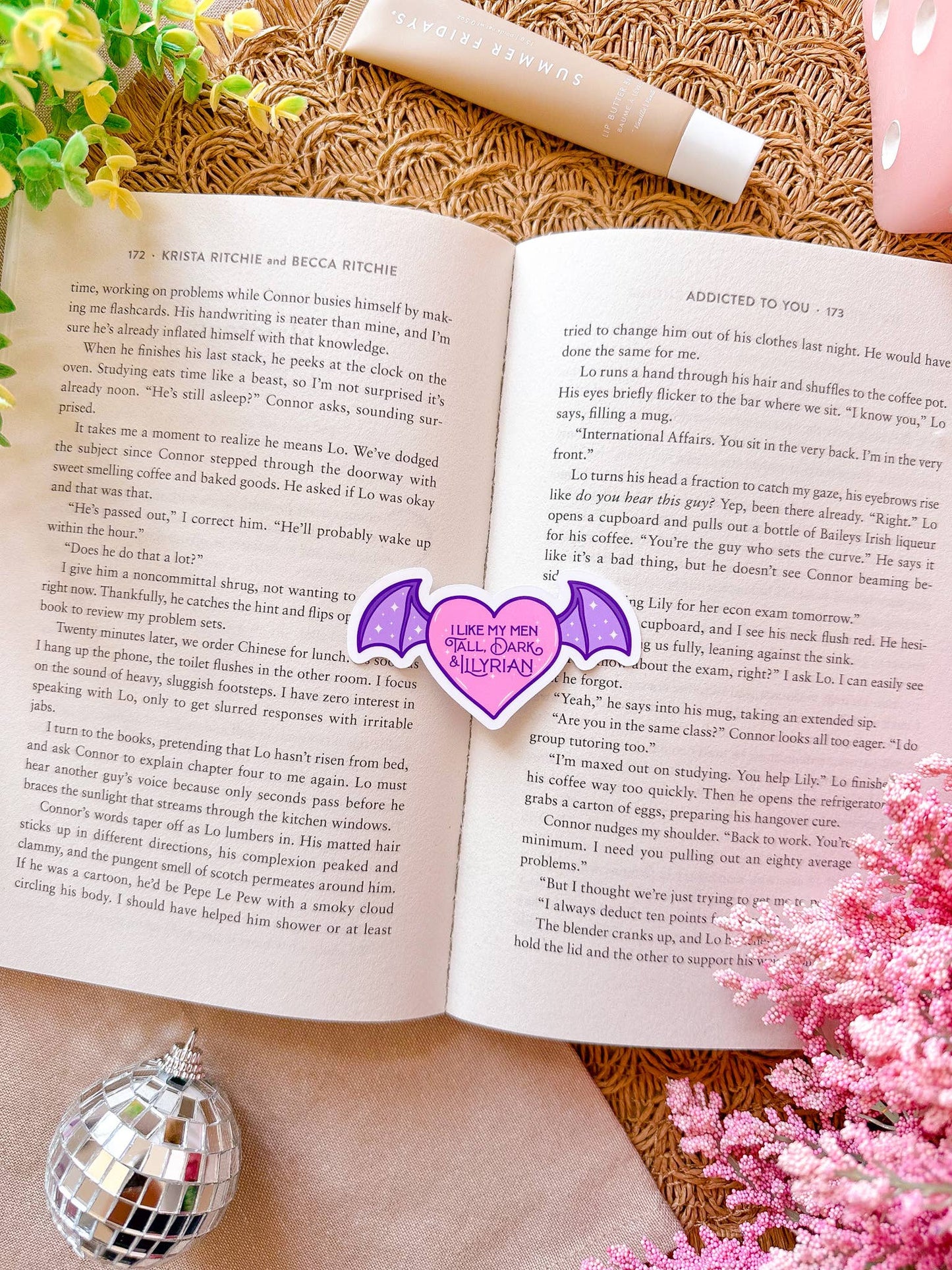 I Like My Men Talk, Dark & Illyrian Sticker