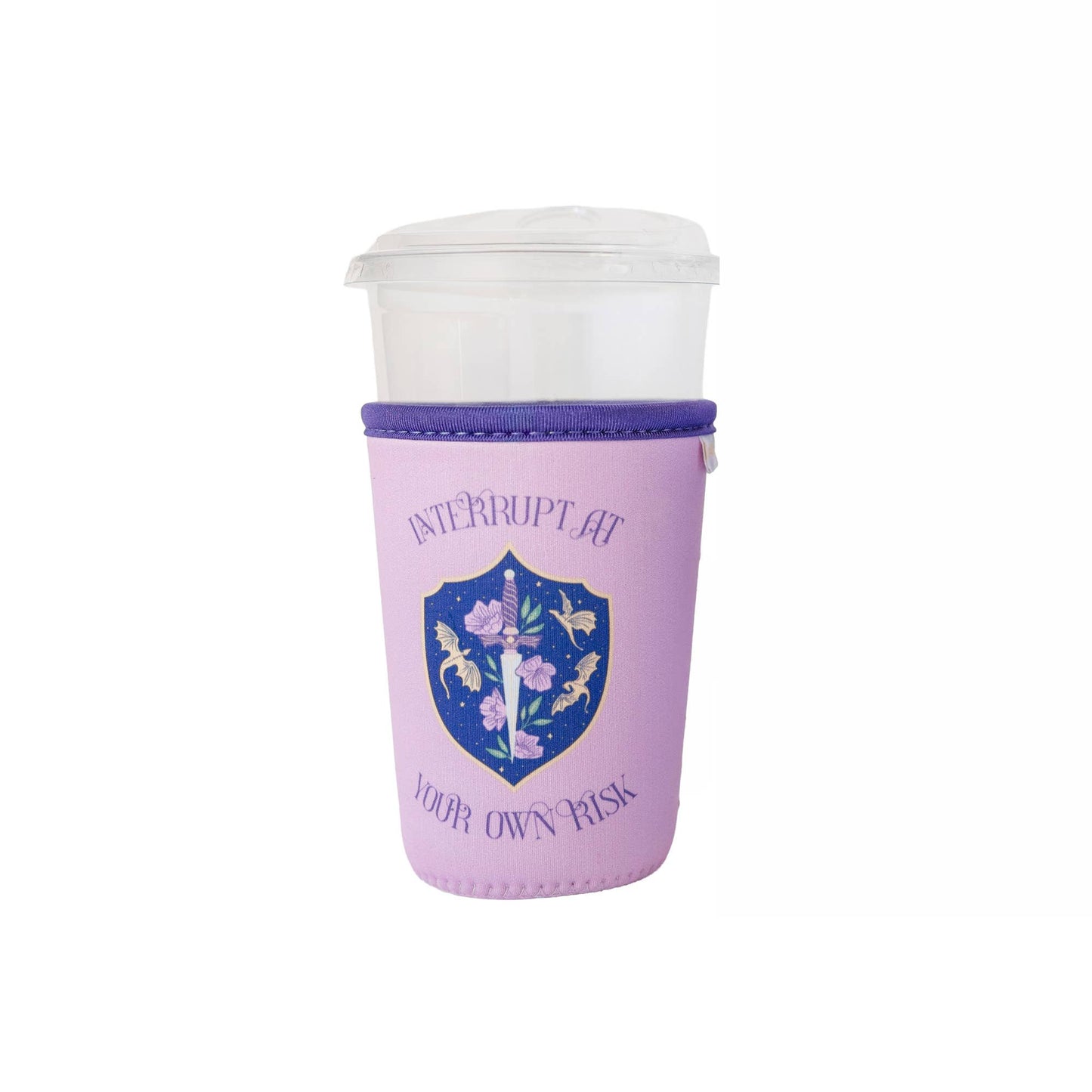Interrupt At Your Own Risk Beverage Sleeve - 2 Size Options