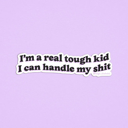 Real Tough Kid Sticker