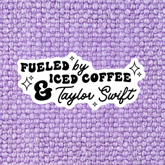 Iced Coffee and Taylor Sticker