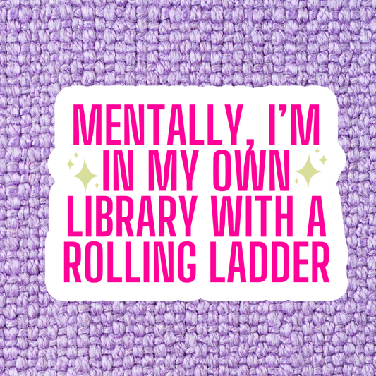 Book Lovers Mentality Sticker