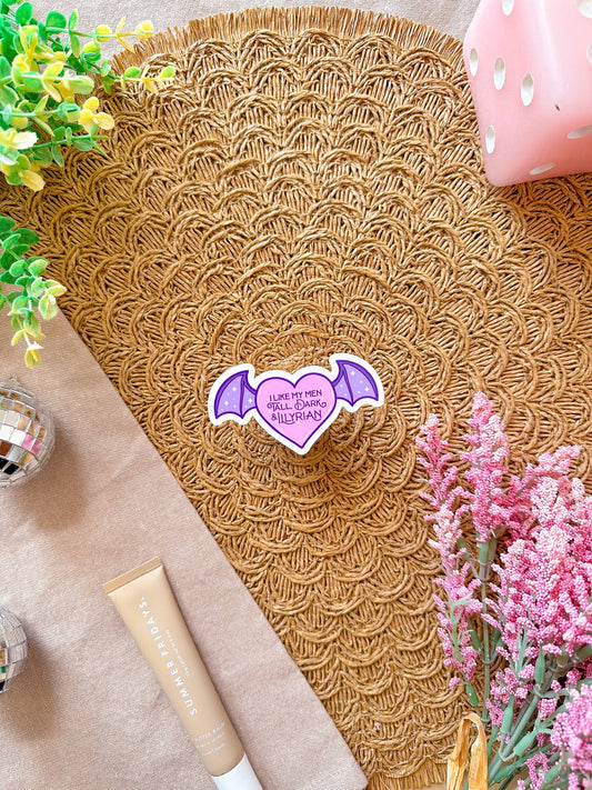 I Like My Men Talk, Dark & Illyrian Sticker