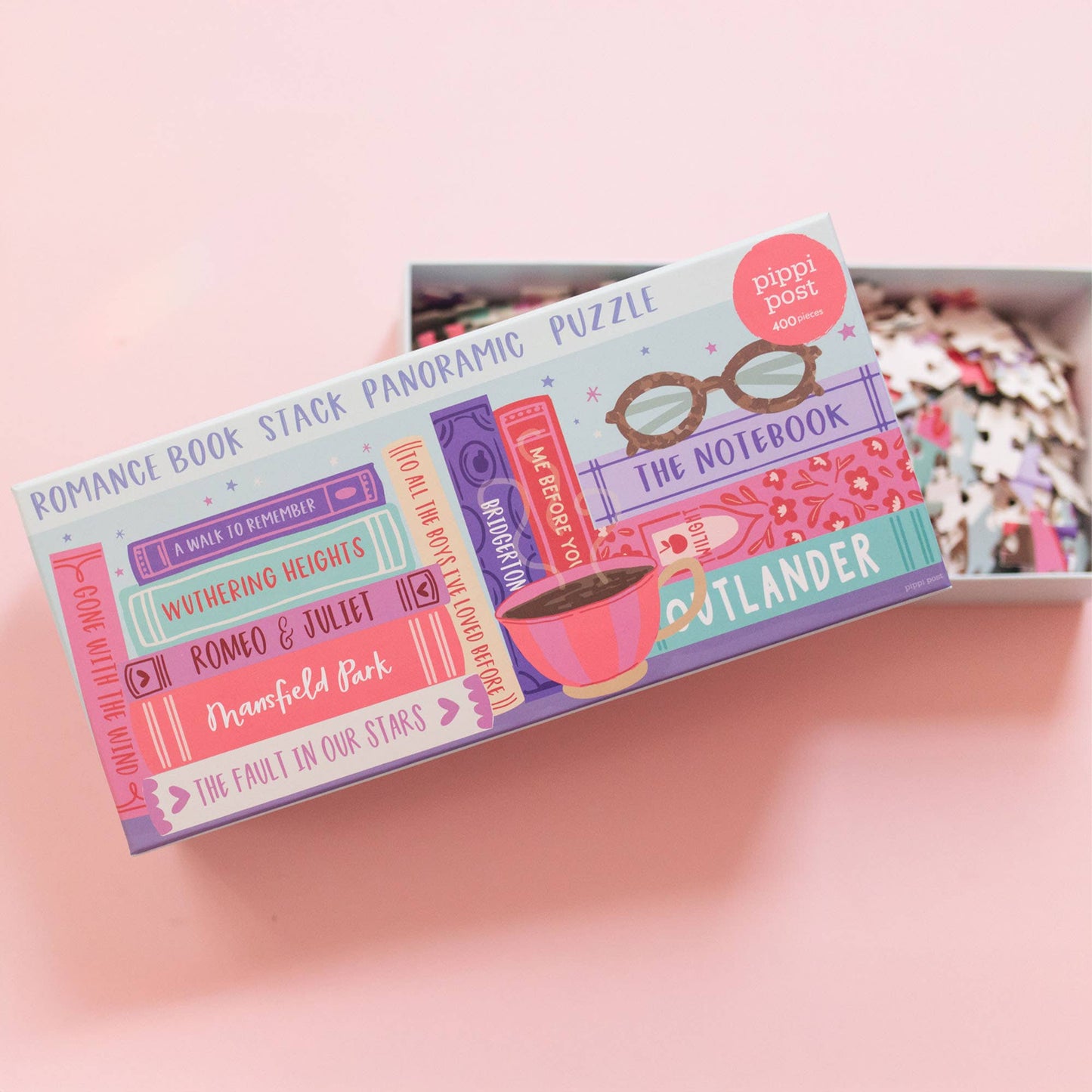 Romance Novels Bookshelf Puzzle