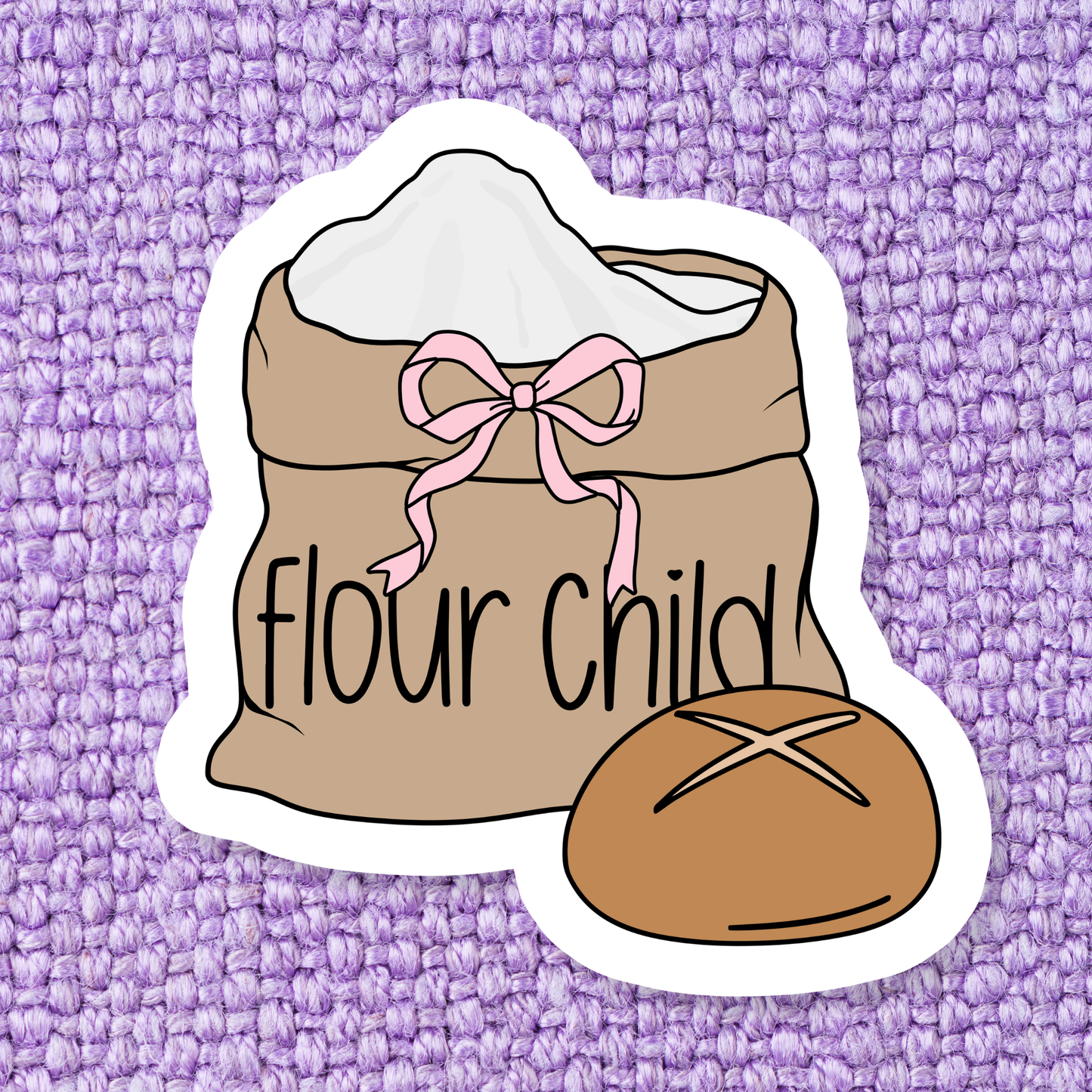 Flour Child Sticker