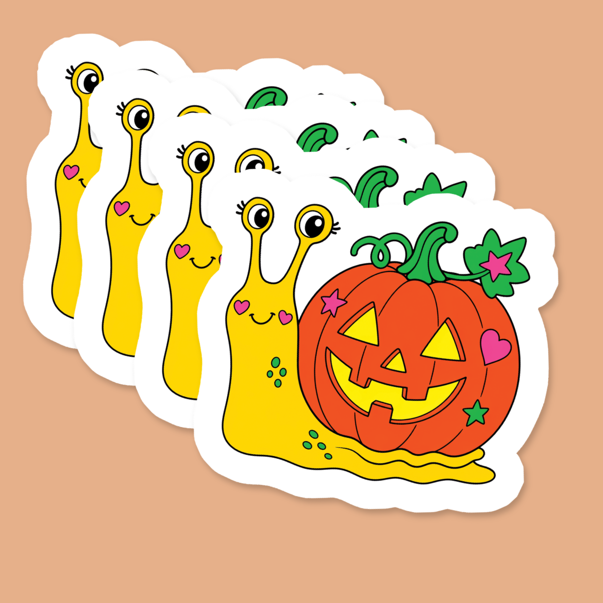 Pumpkin Snail Sticker