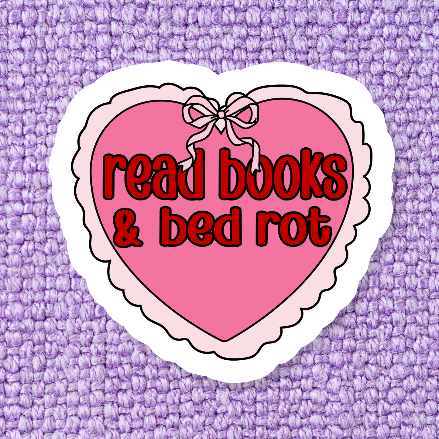 Read Books & Bed Rot Sticker