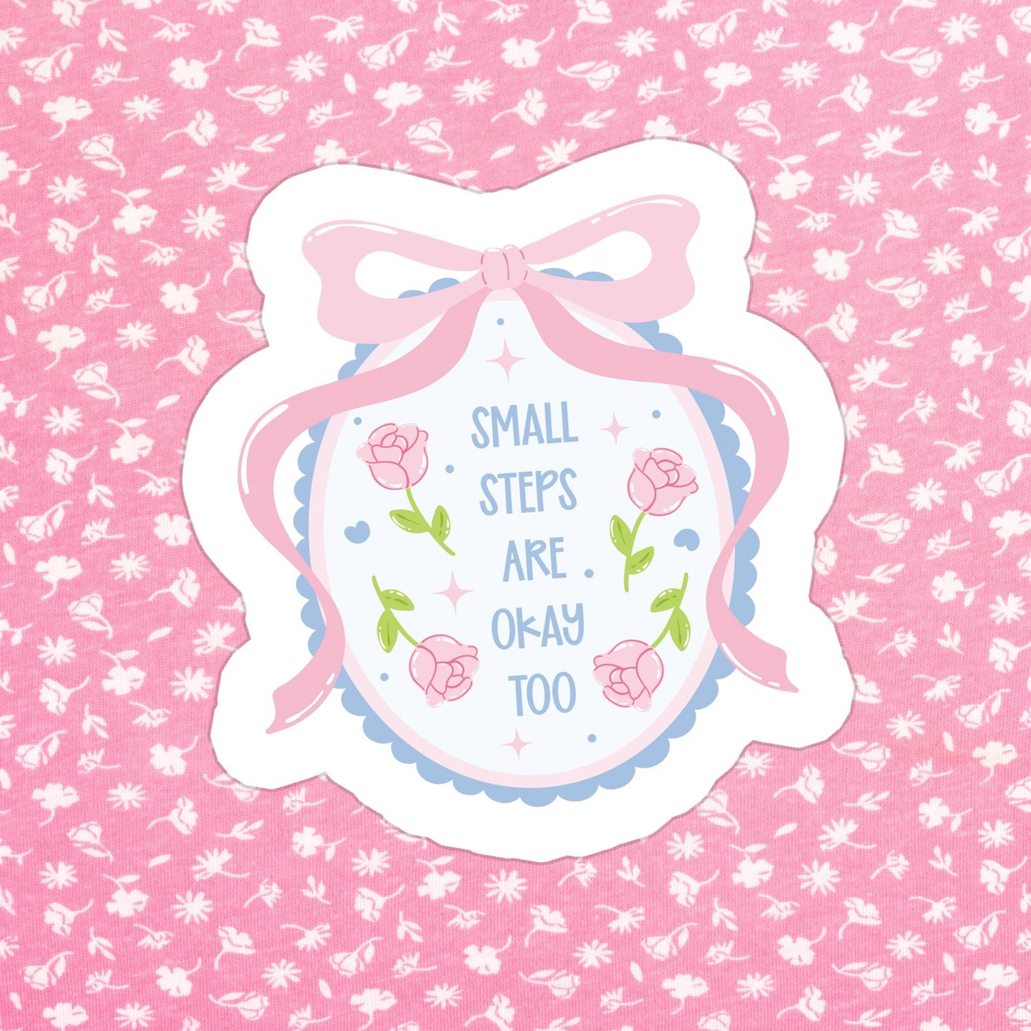 Small Steps Sticker