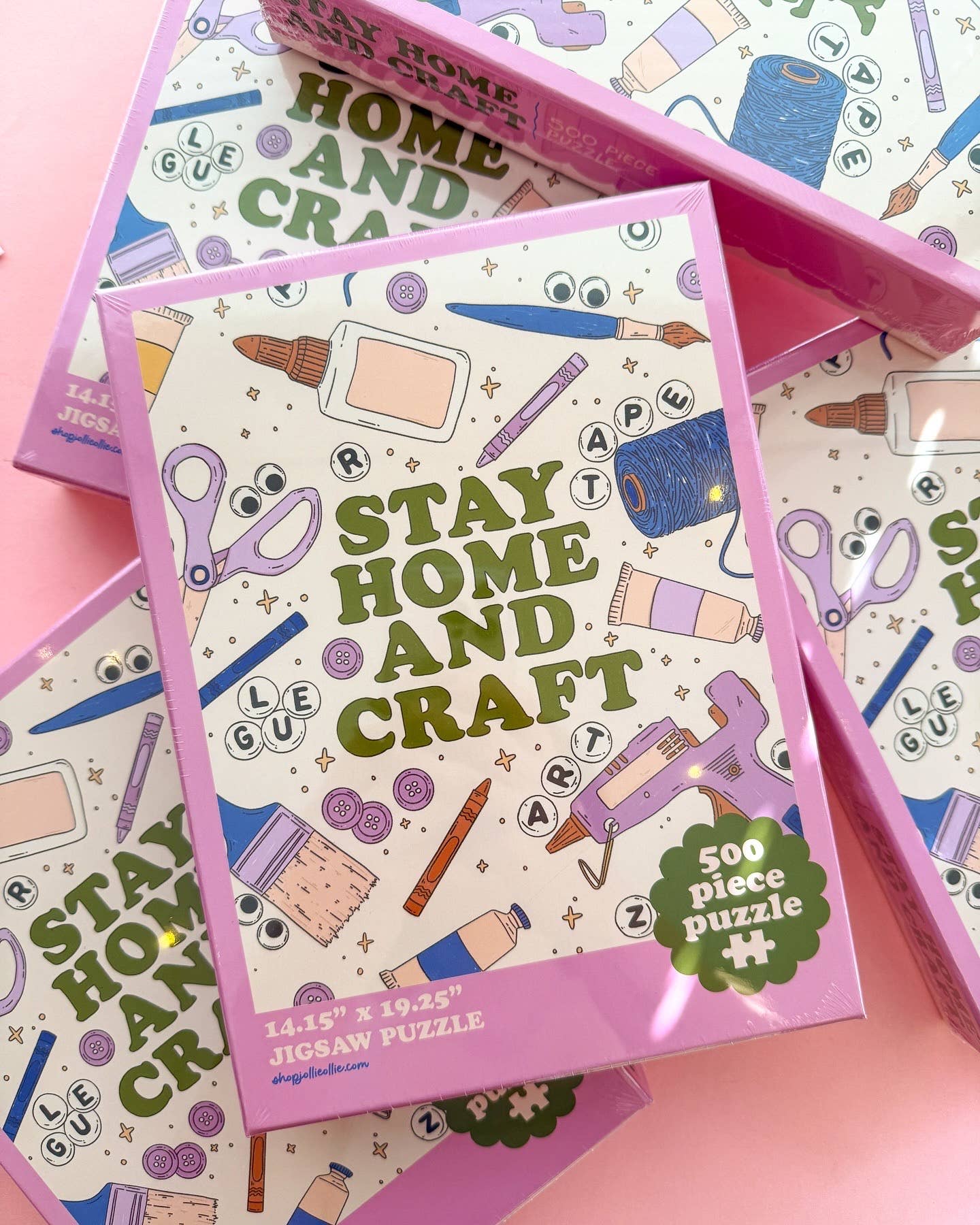 Stay Home & Craft 500 Piece Jigsaw Puzzle