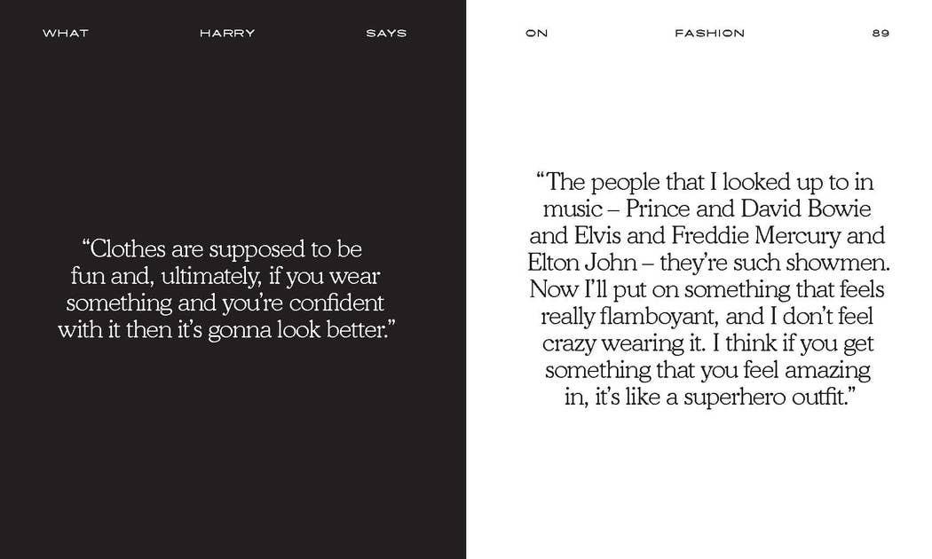 What Harry Says