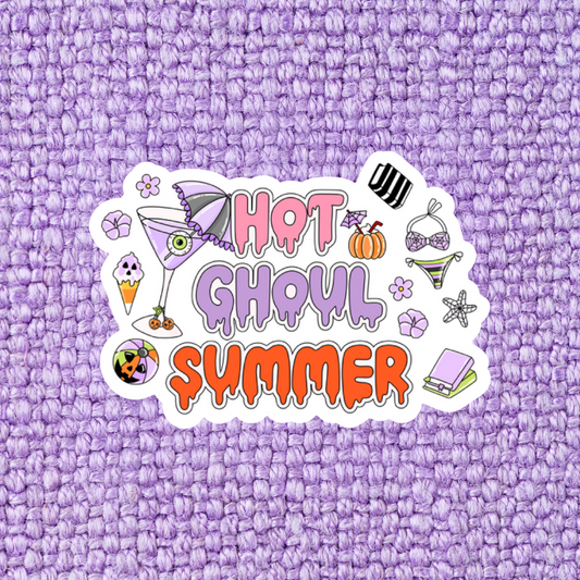 Hot Ghoul Summer Sticker
