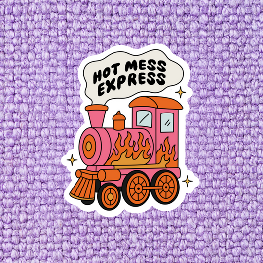 Hot Mess Express Sticker