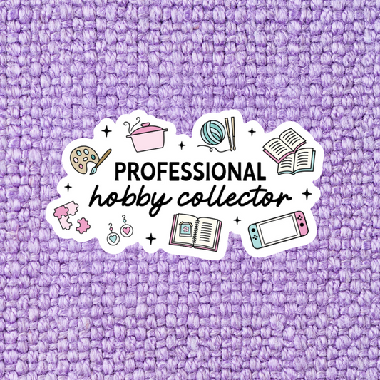 Professional Hobby Collector Sticker