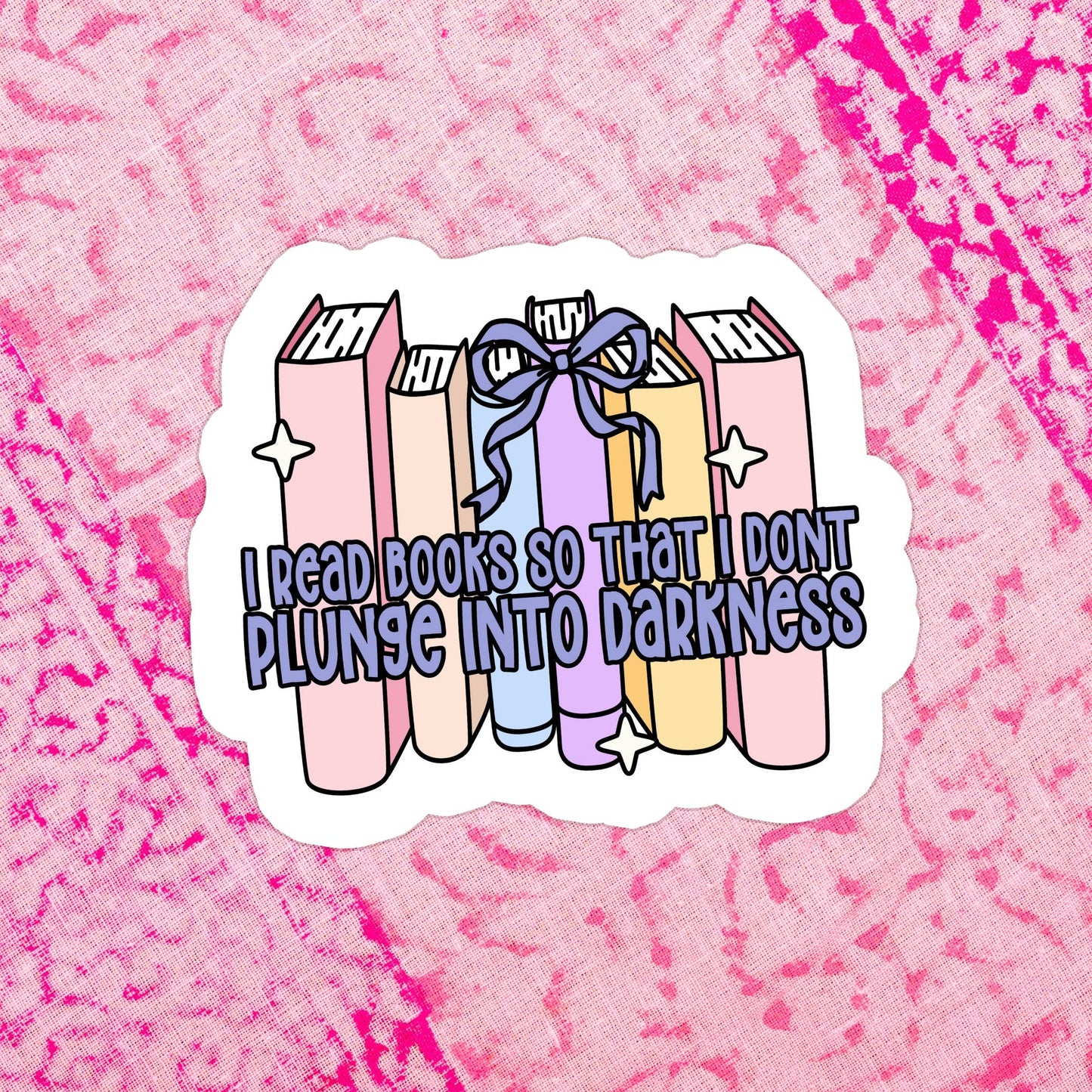 I Read Books Sticker