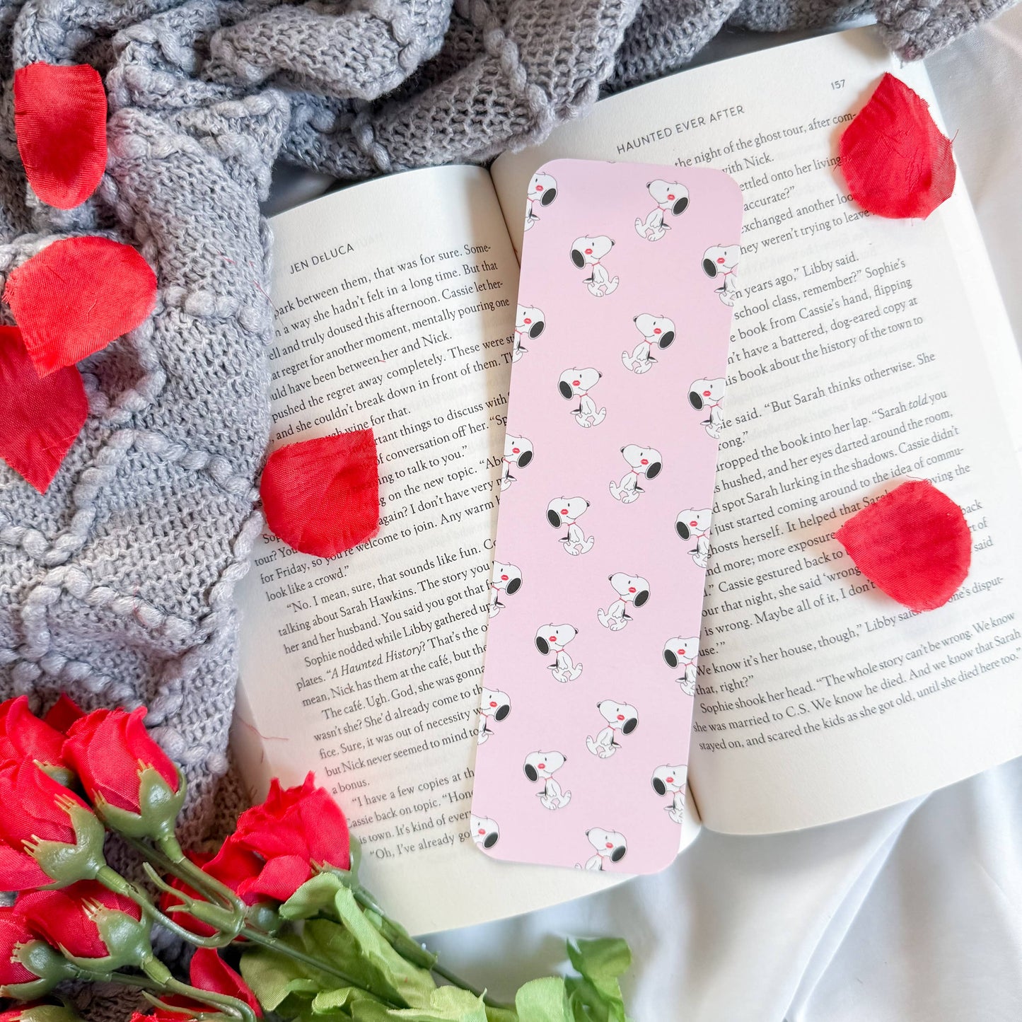 Snooping on Valentine's Bookmark