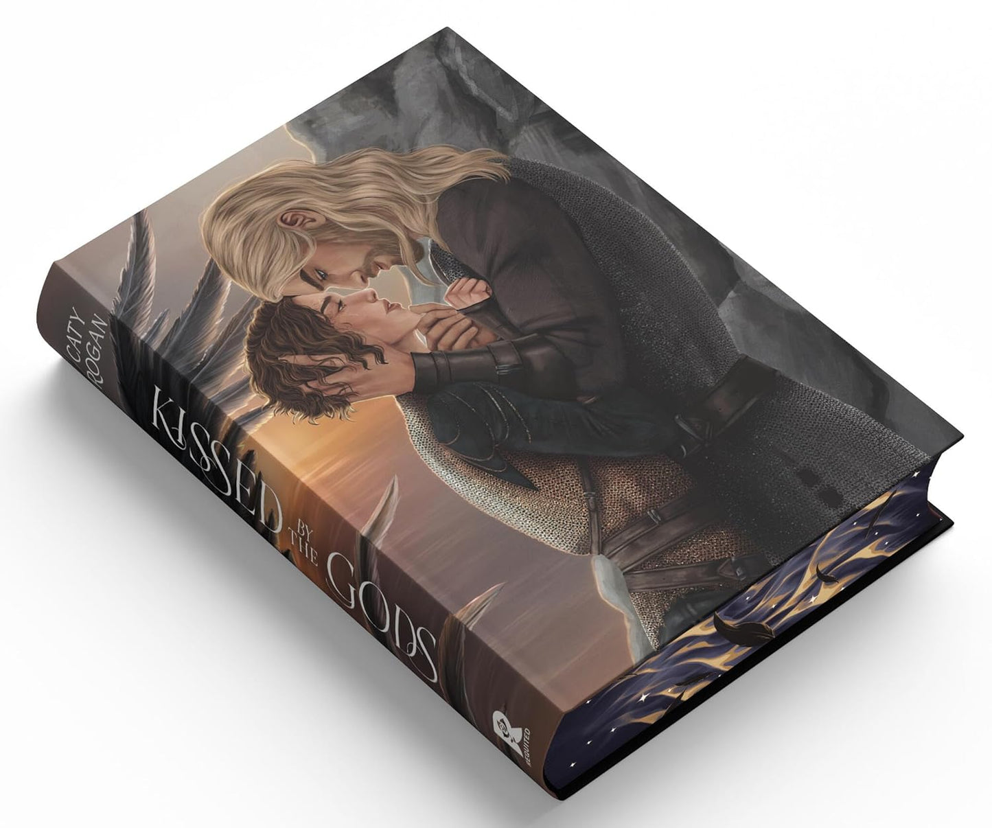 Kissed by the Gods by Caty Rogan (The Eternal Wars Series: Book #1- Deluxe Edition- Hardcover))