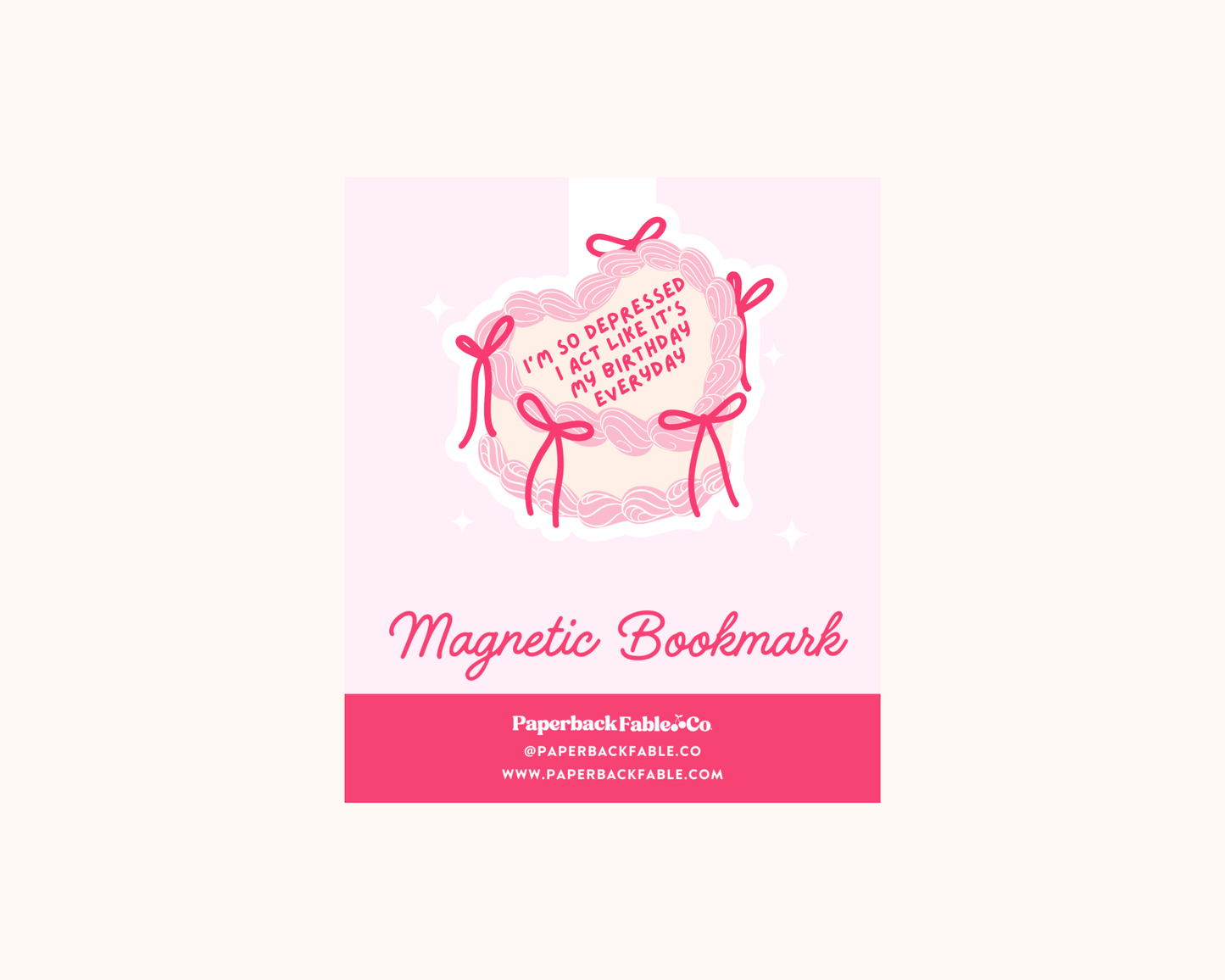 TTPD Cake Magnetic Bookmark