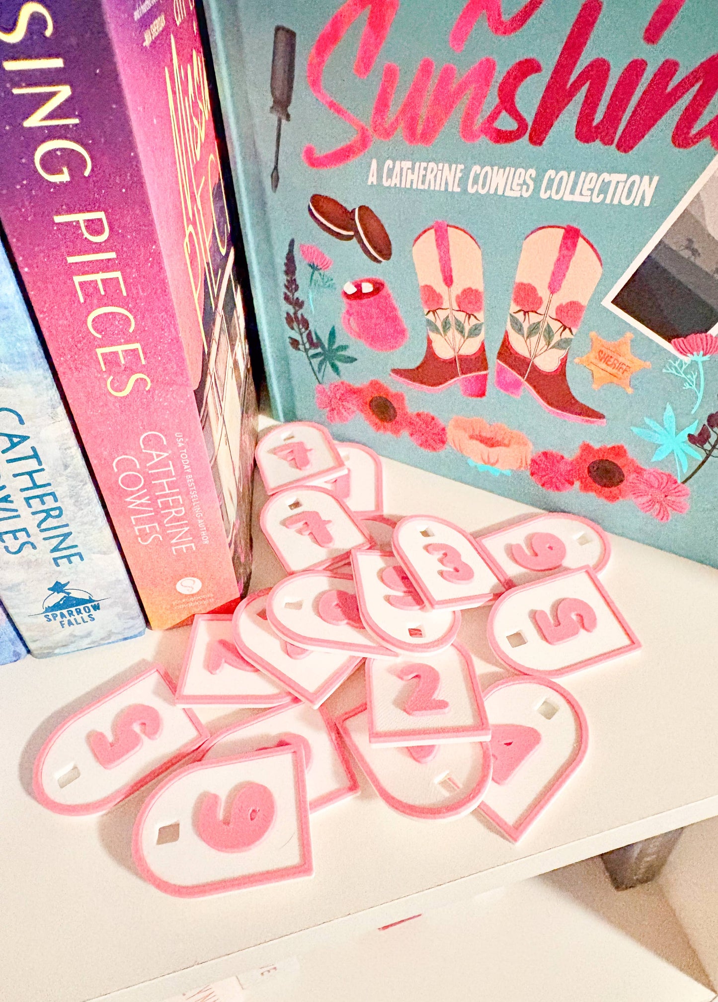 Book Tracker Bookshelf Decor