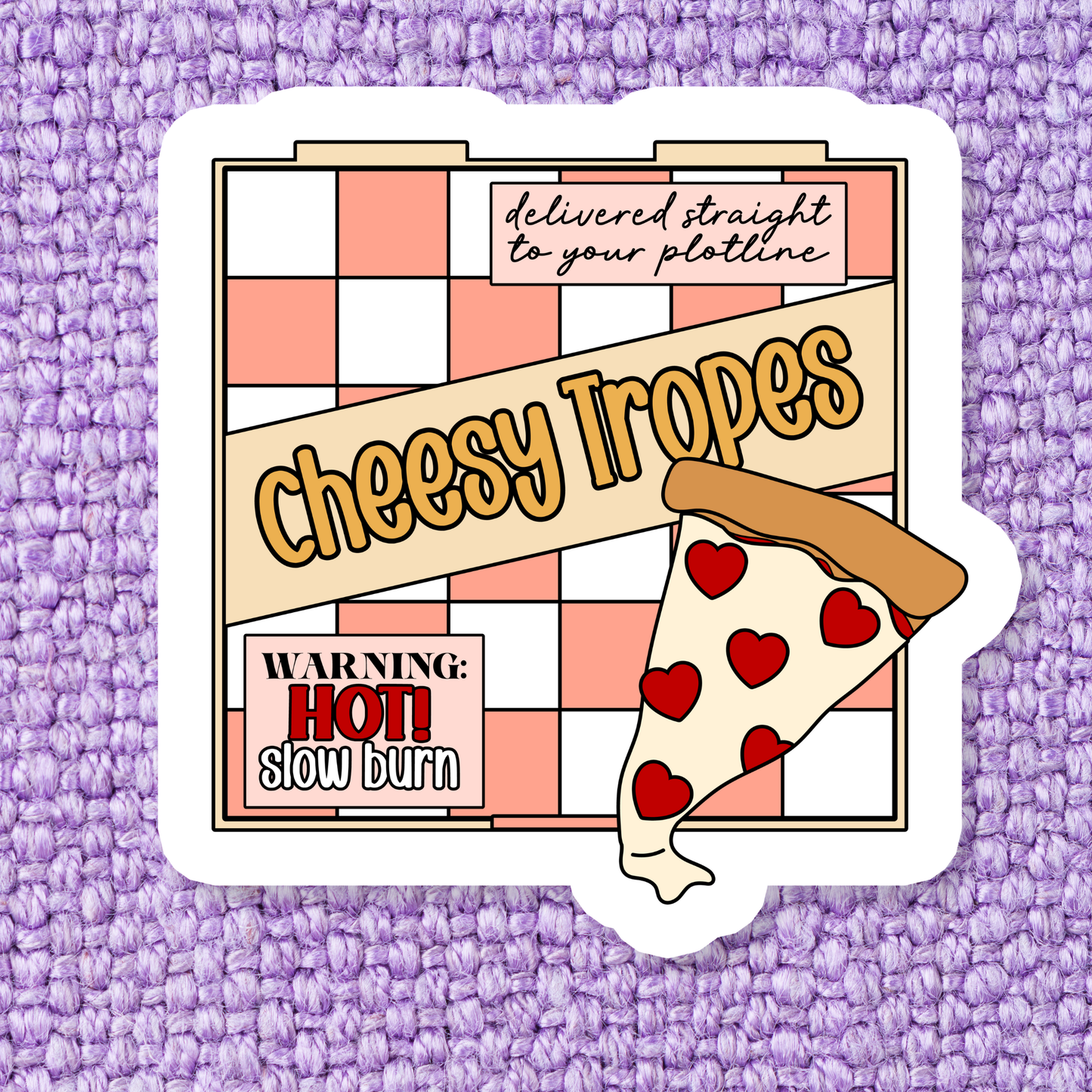 Cheesy Tropes Sticker