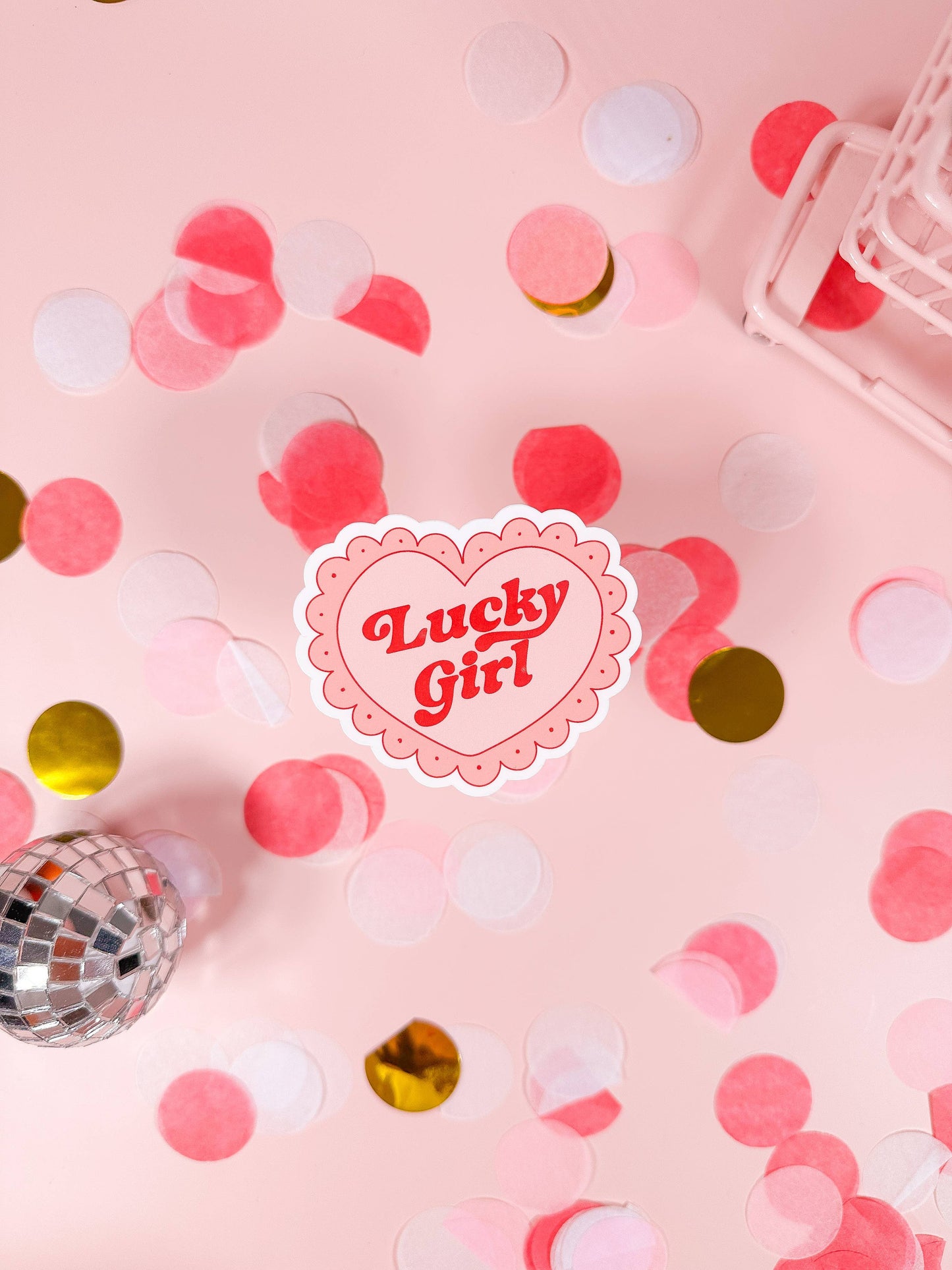 Lucky Girl Sticker