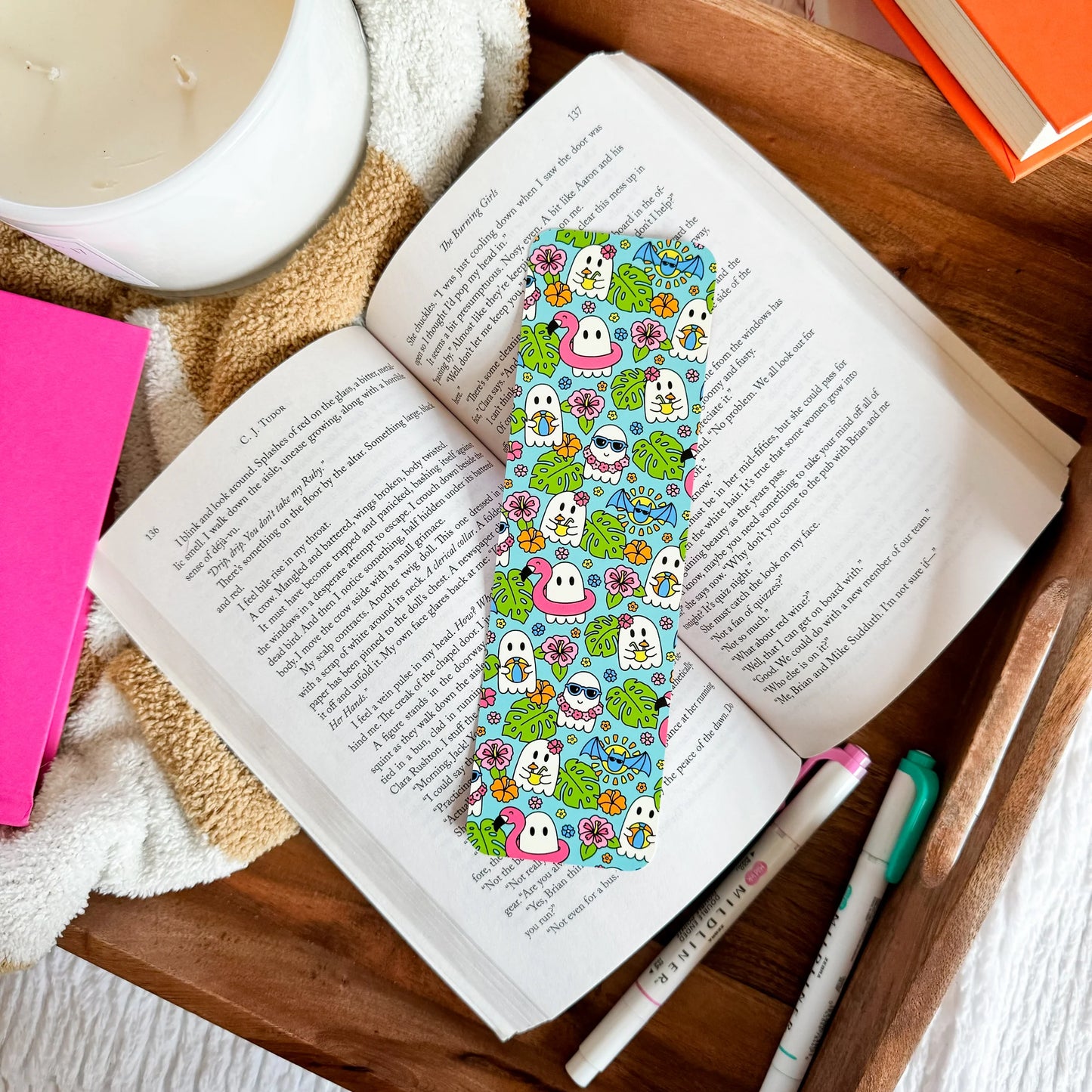 Summer Ghosties Bookmark