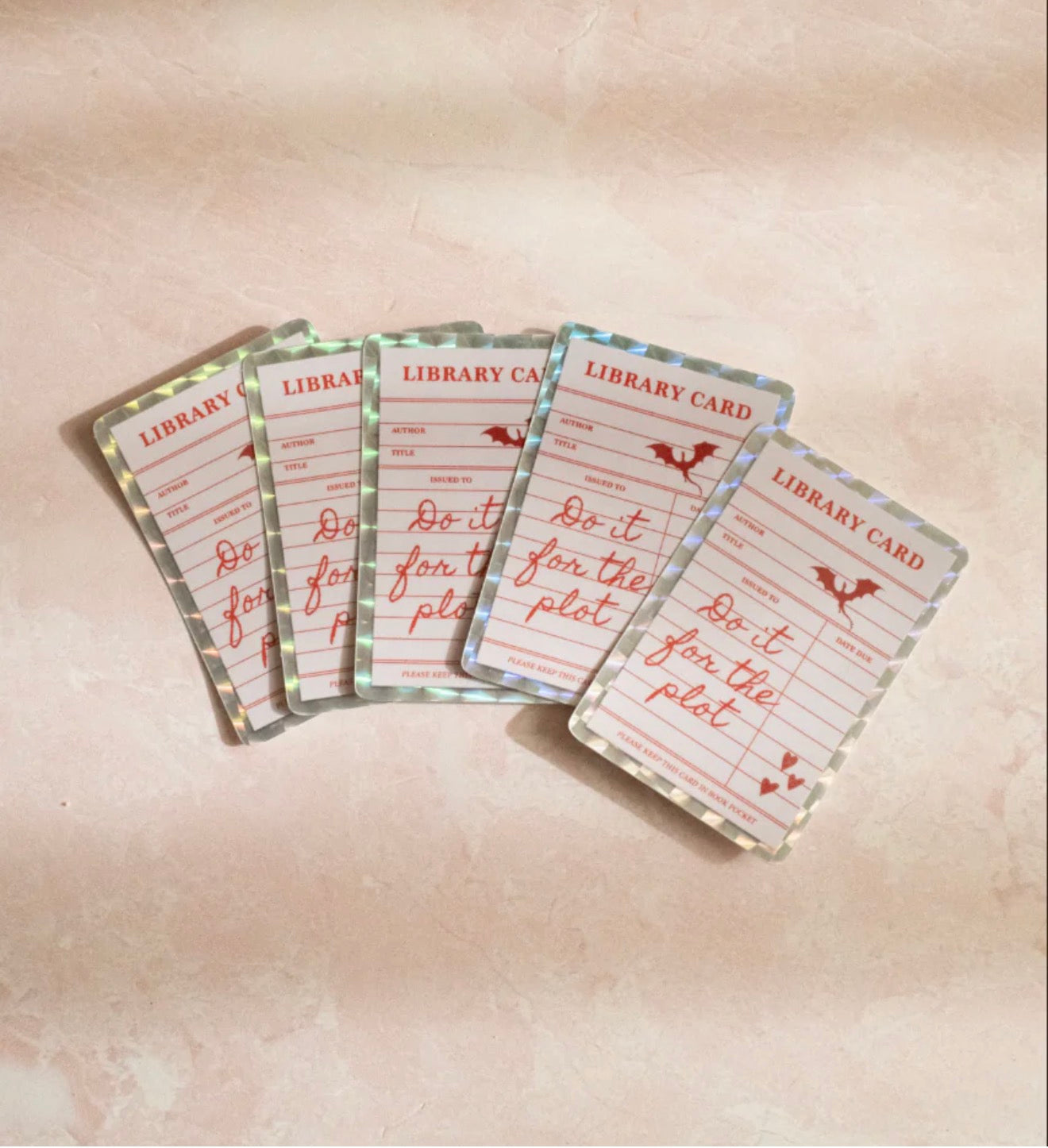 Library Card Sticker
