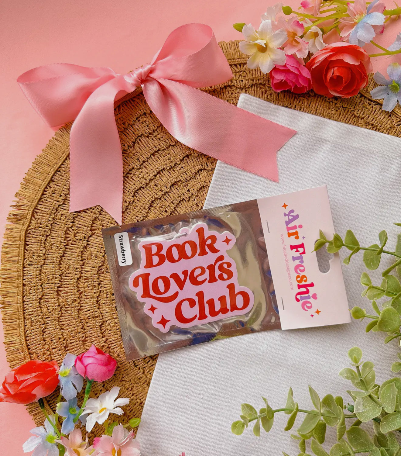 Book Lovers Club Air Freshener (Strawberry Scent)
