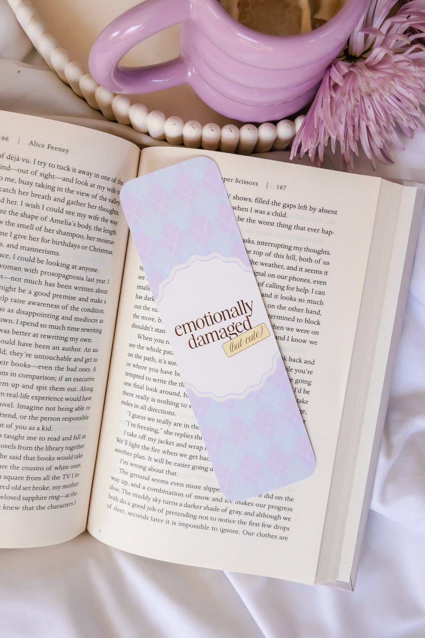 Emotionally Damaged (but cute) Bookmark