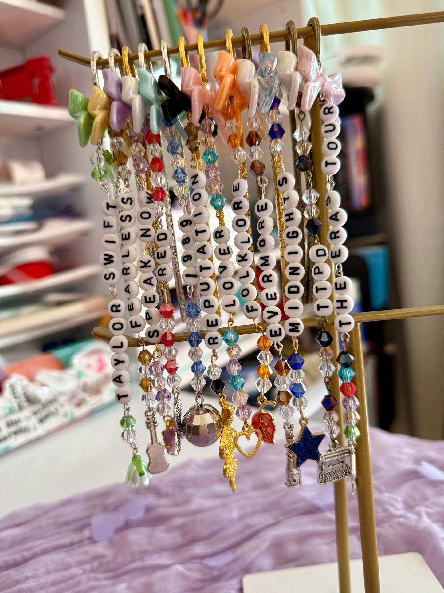Bejeweled Bookmarks: Friendship Bracelet Edition