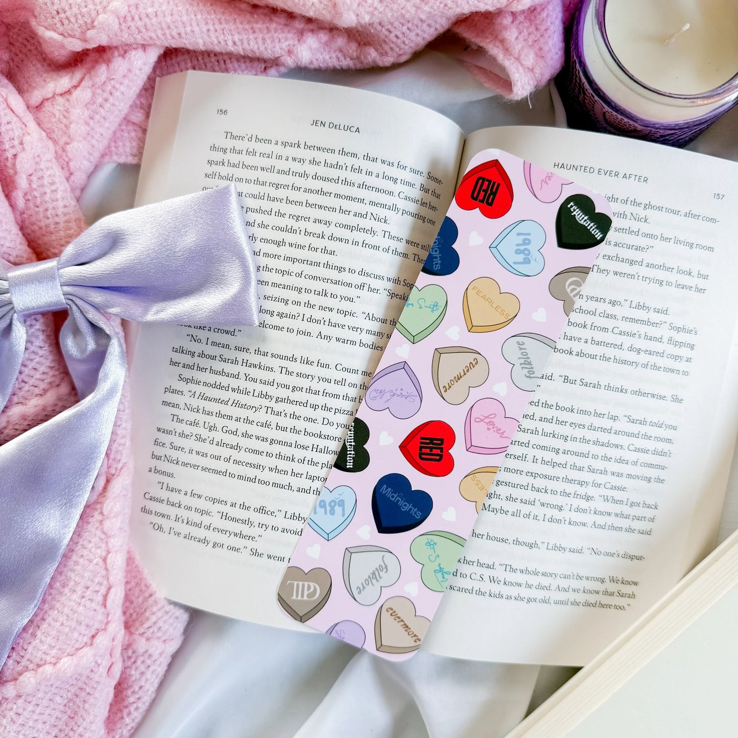 Eras Conversation Hearts Bookmark