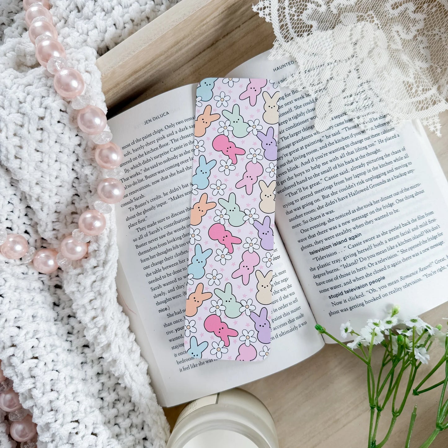 Marshmallow Bunny Bookmark