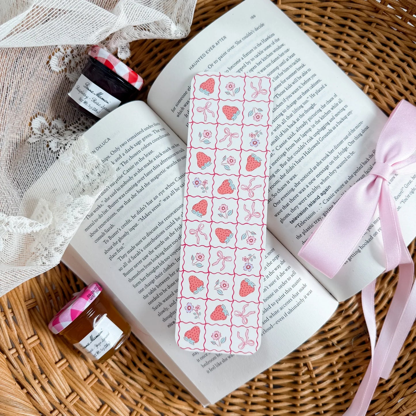 Strawberry Pickin' Bookmark
