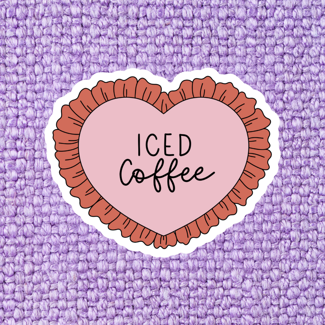 Iced Coffee Love Sticker