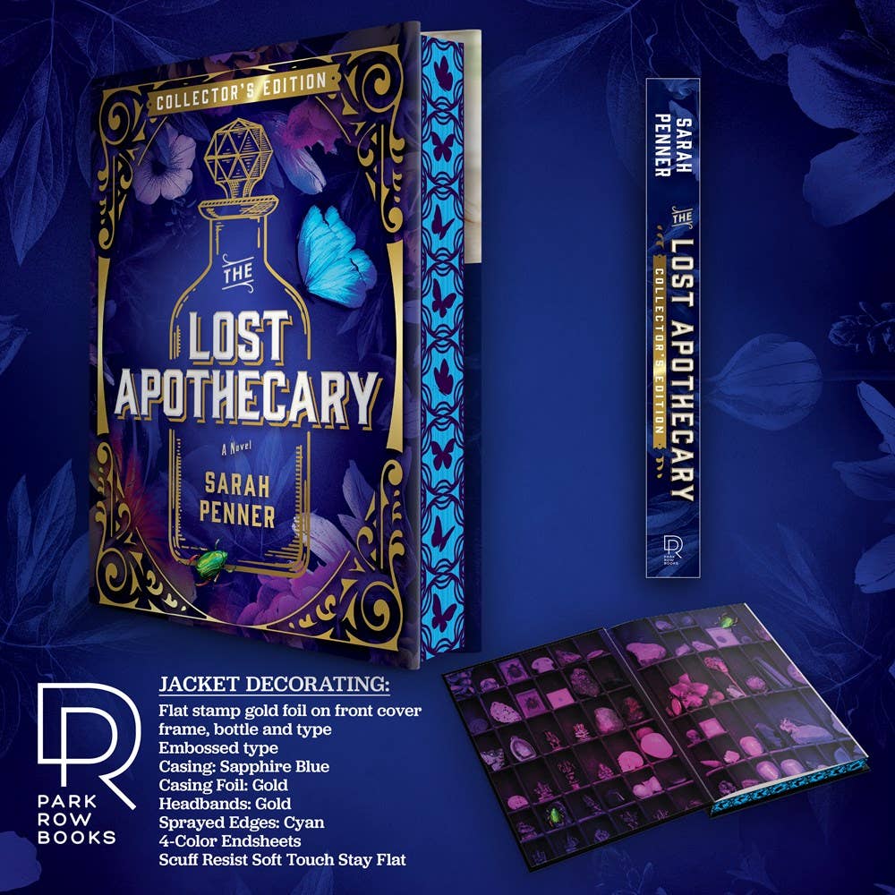 The Lost Apothecary by Sarah Penner (Deluxe Edition- Hardcover)