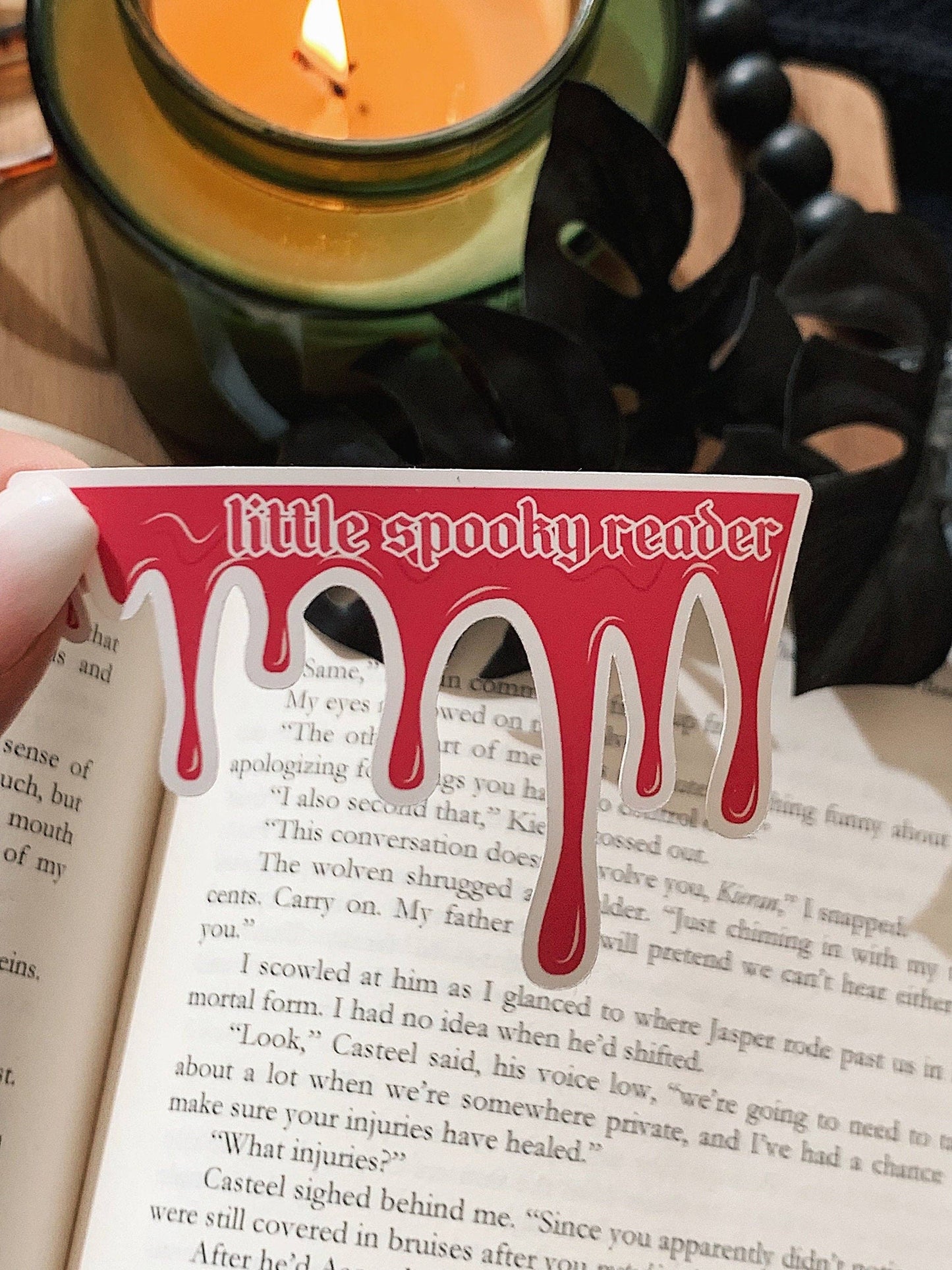 Little Spooky Reader Sticker