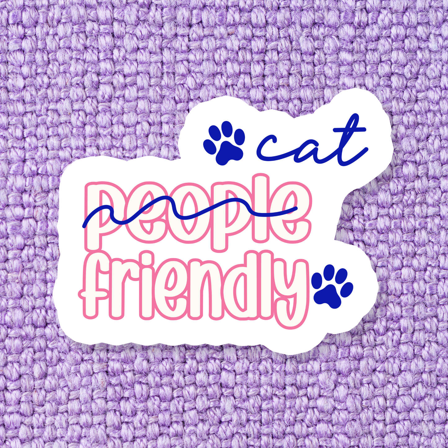 Cat Friendly Sticker