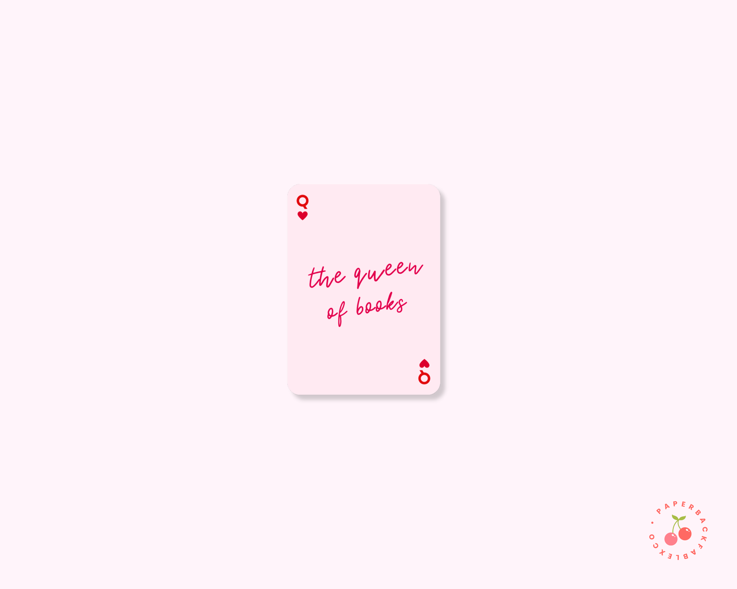 The Queen of Books Sticker