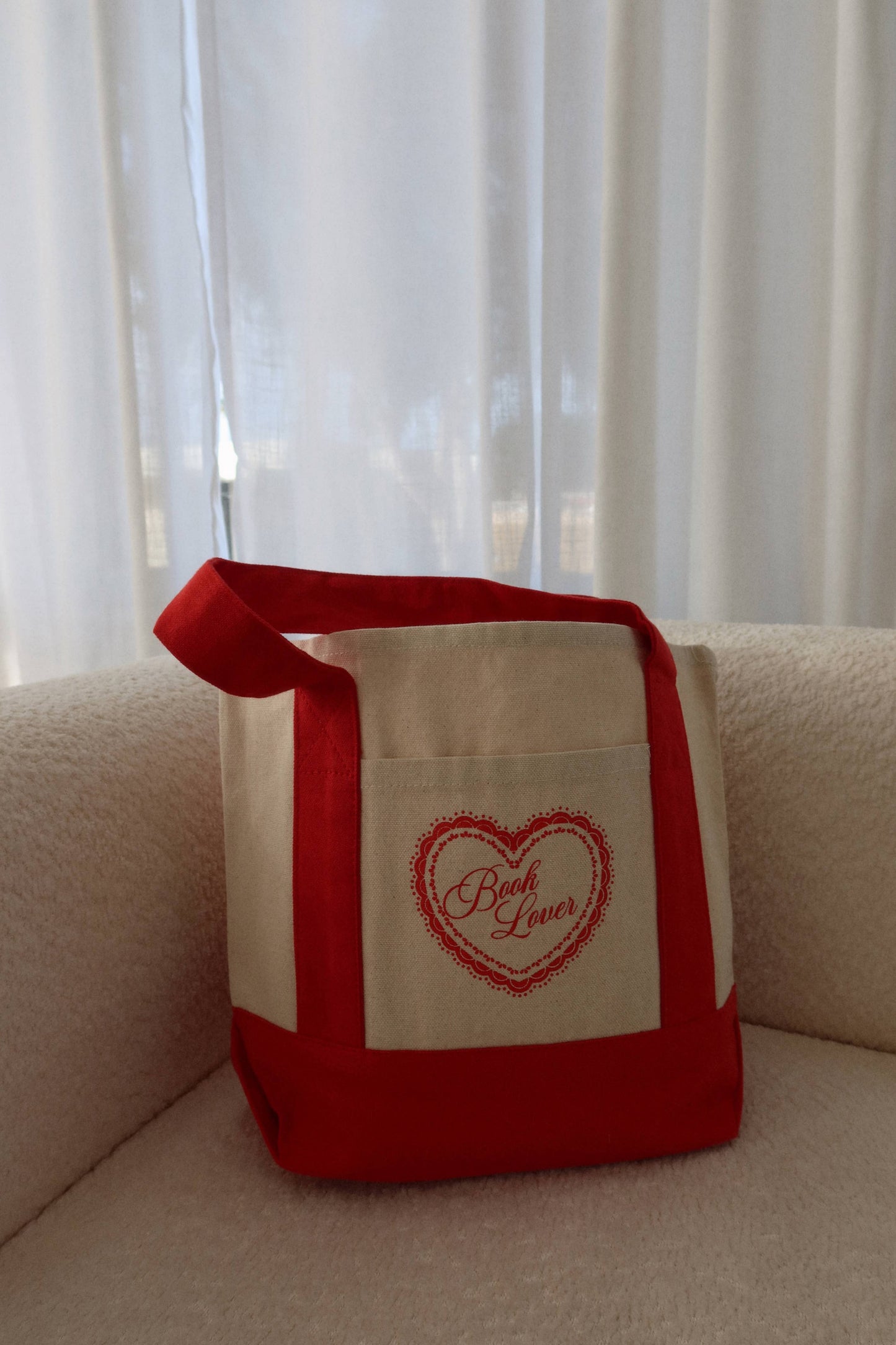 Mini Book Lover Tote Bag