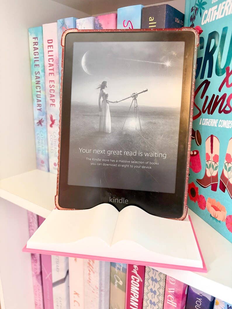 Open Book 3D Kindle Holder