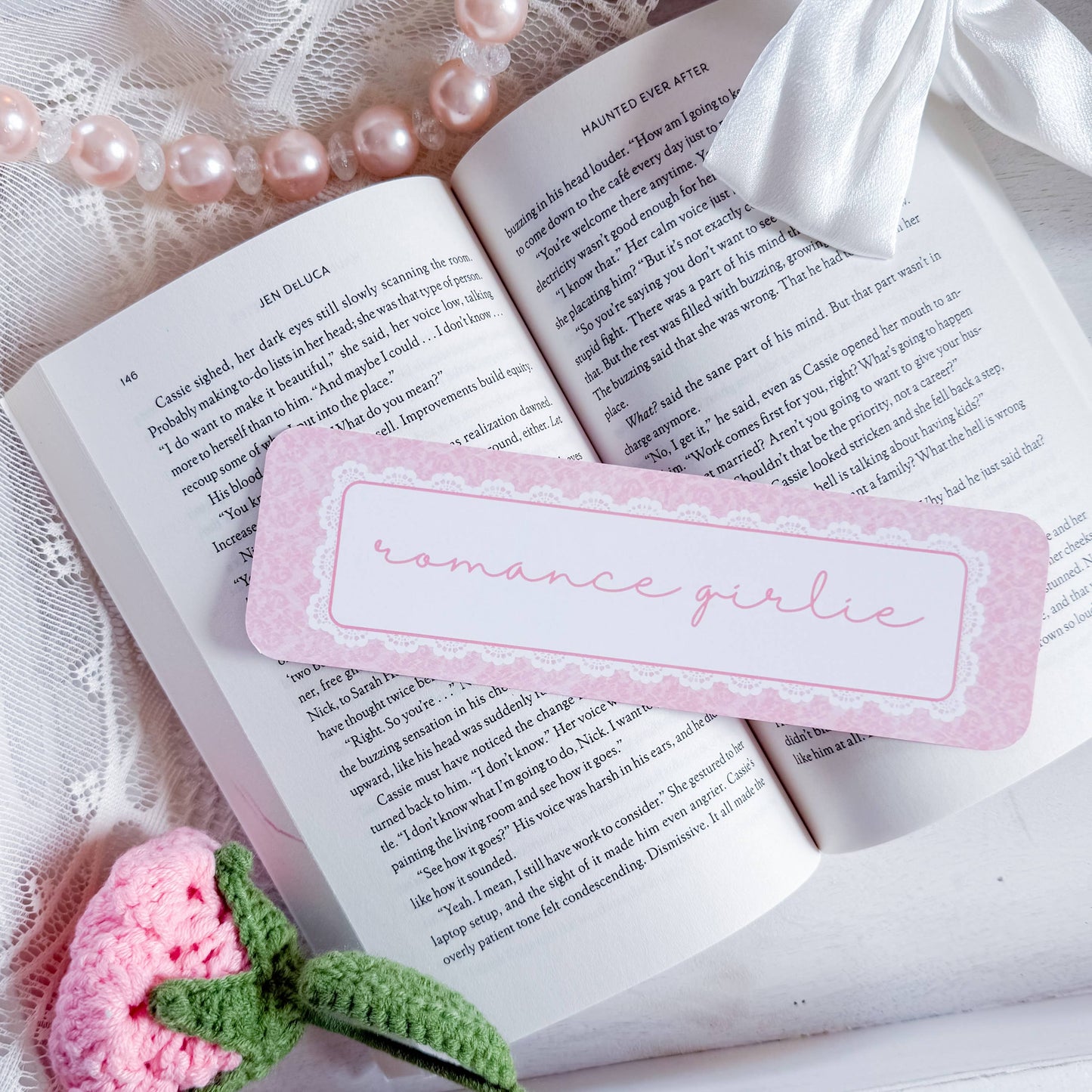 Romance Lace Girlie Bookmark