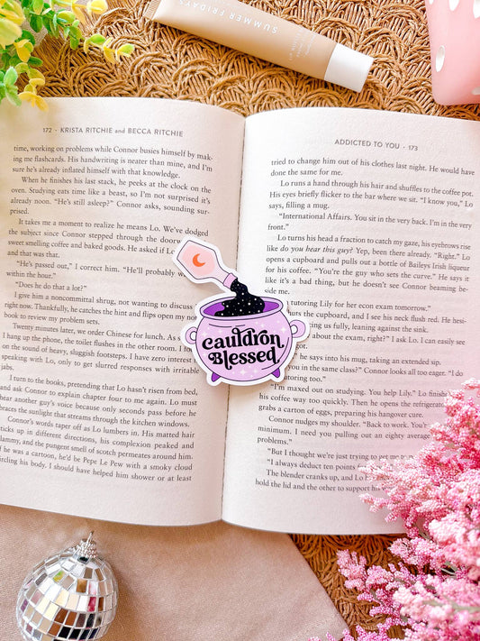 Cauldron Blessed Sticker