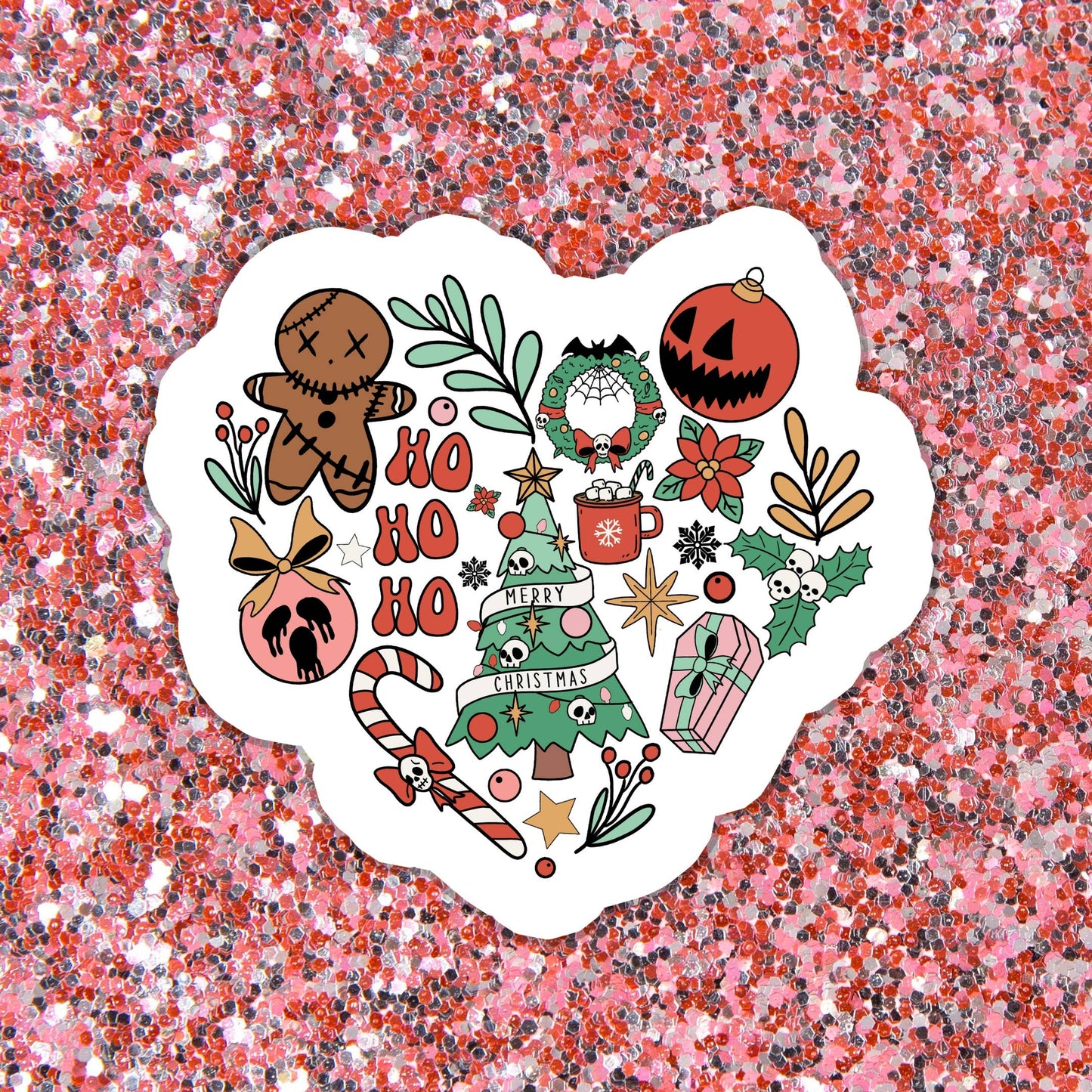 Merry Hexmas Sticker