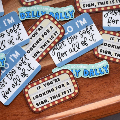 Looking for a Sign Sticker