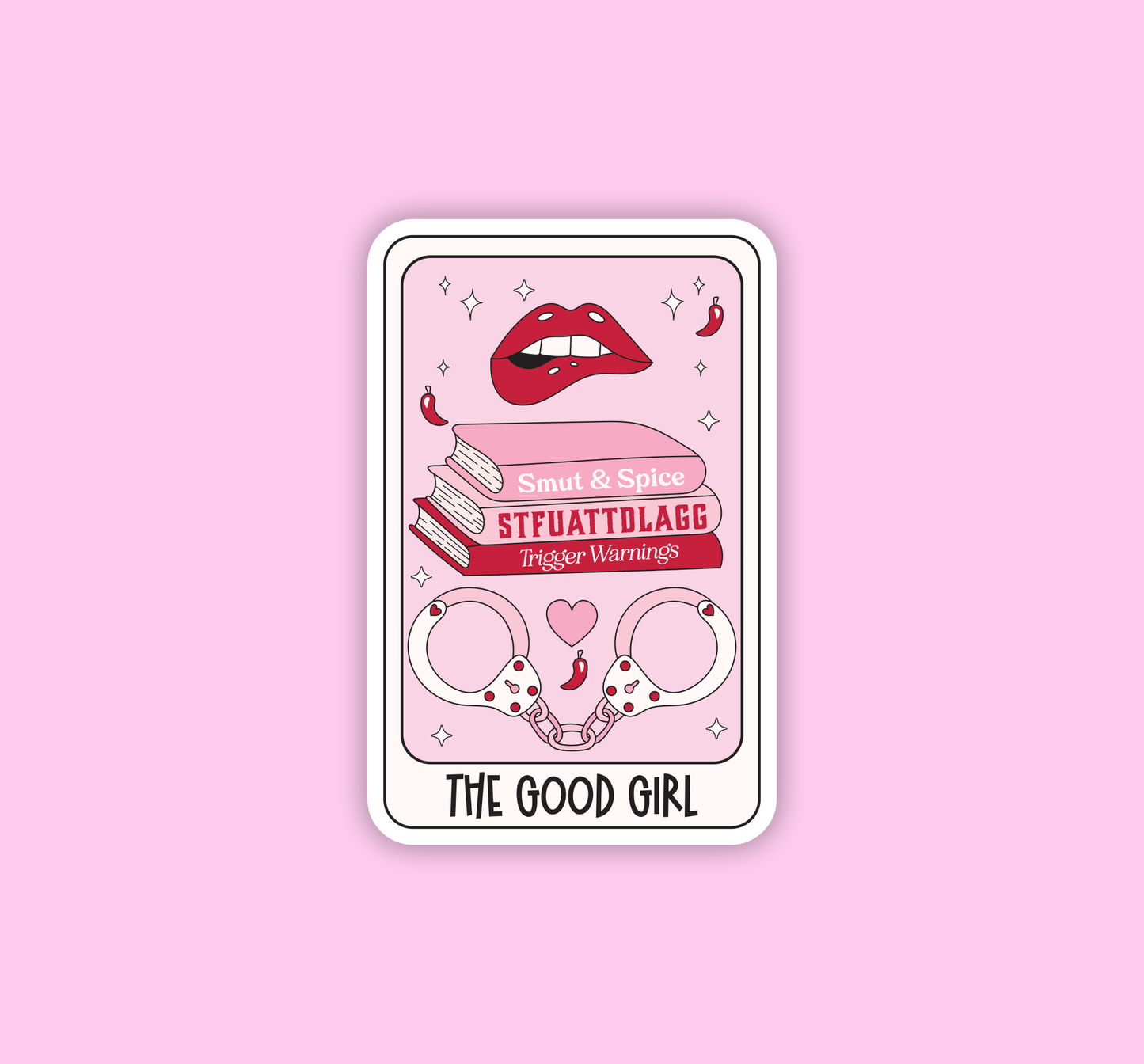 Good Girl Tarot Card Sticker