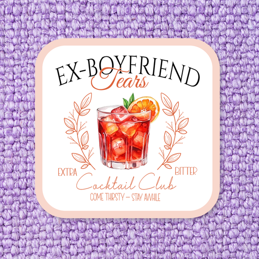 Ex-Boyfriend Tears Sticker