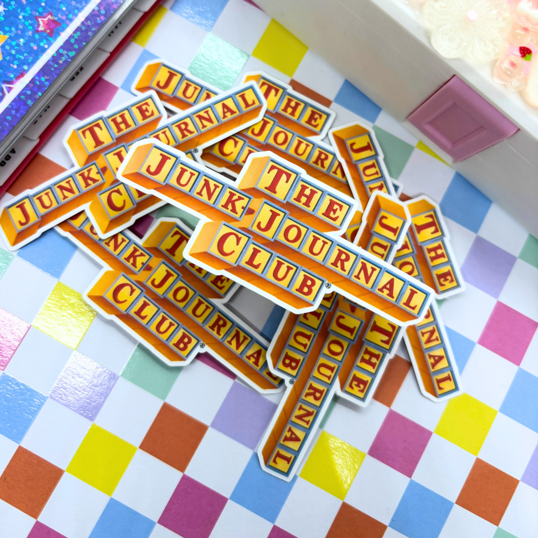 The Junk Journal Club Sticker