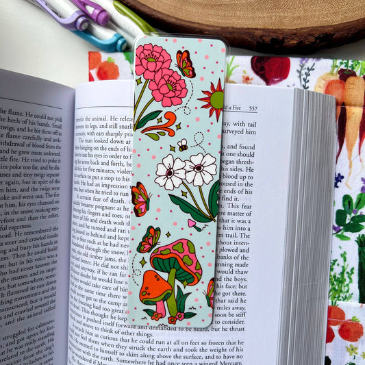 Retro Spring Bookmark