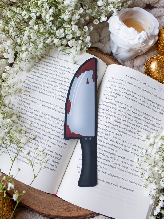 Knife Spooky Bookmark