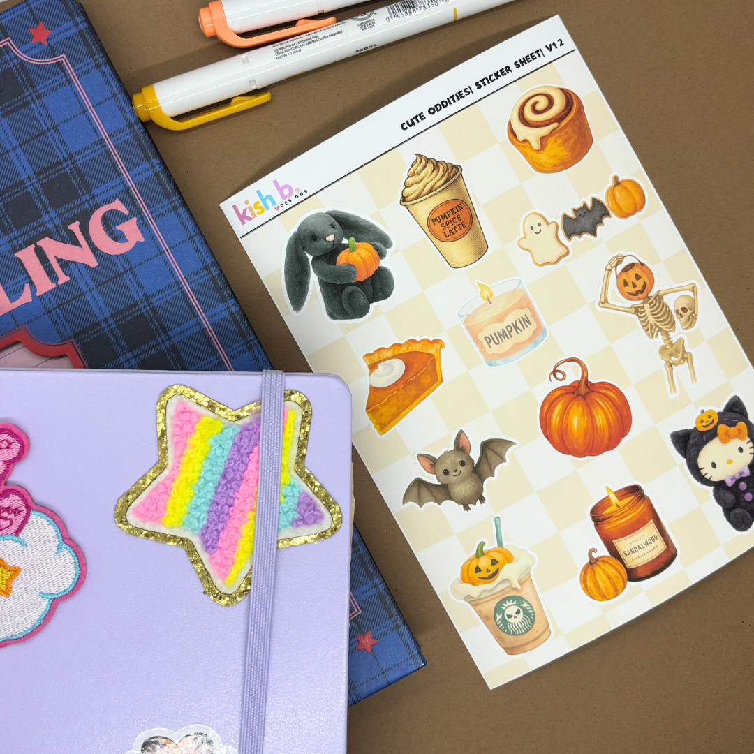 Cute Oddities Sticker Sheet