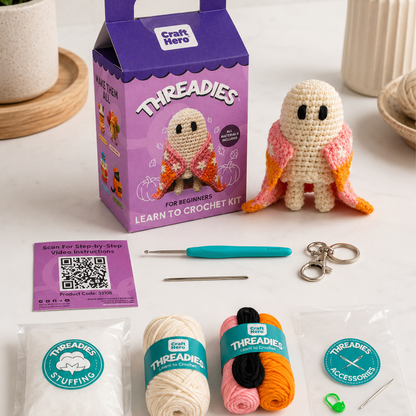Halloween Crochet Kit for Beginners | Casper | DIY