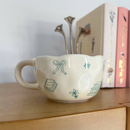 Bows and Books Mug